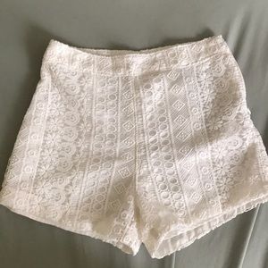 Hollister Lace Hugh Waisted Shorts